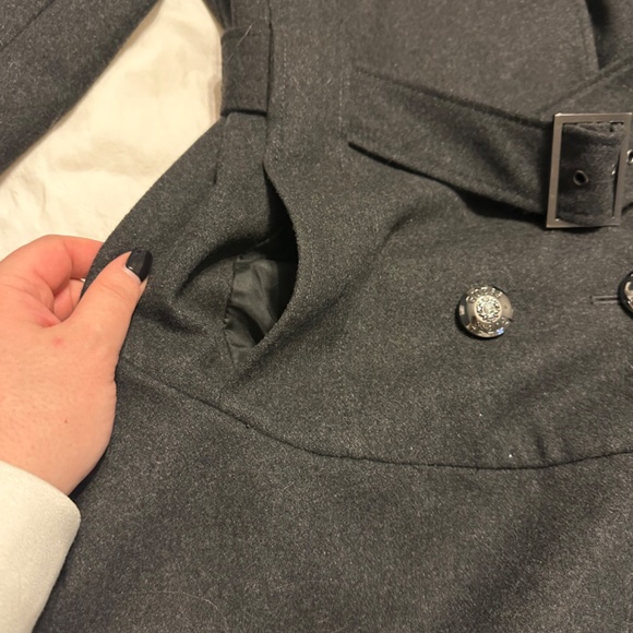 GUESS Belted Peacoat - Picture 3 of 4